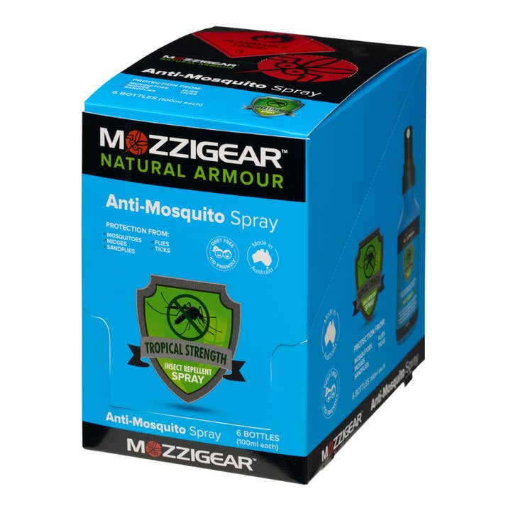 Mozzigear - Wholesale Insect repellent - Mozzigear Natural Armour Deet FREE Spray 100ml5