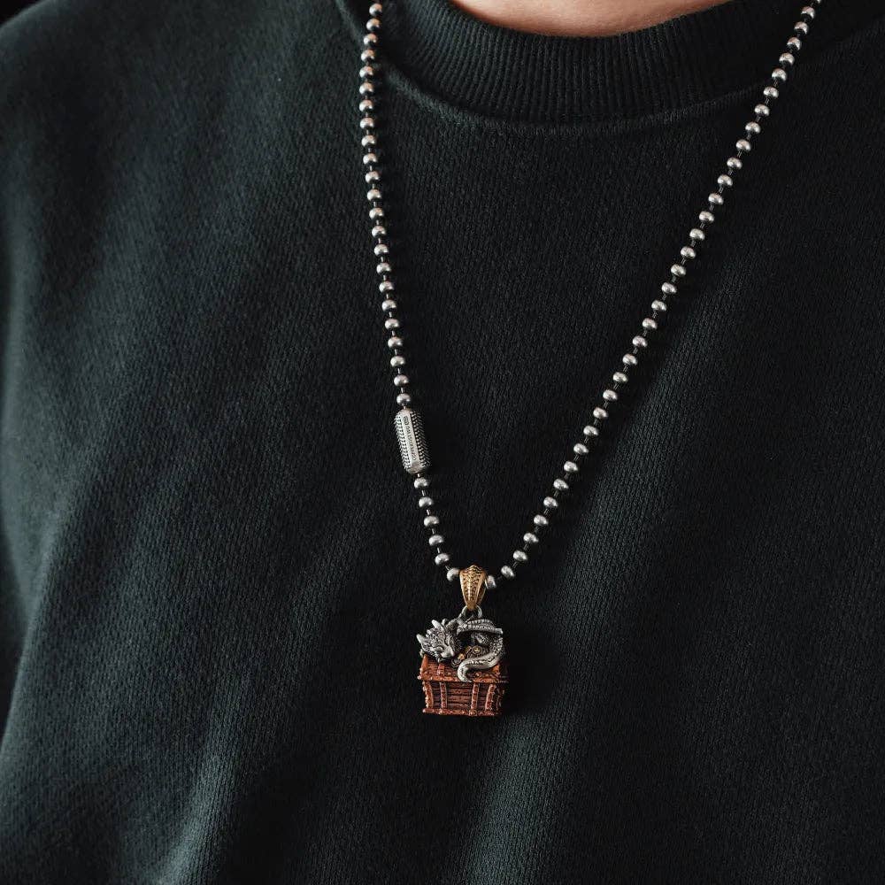 Coppertist.wu - Vendita all'ingrosso Ciondolo/pendente - Ciondolo Dragon Treasure Chest7