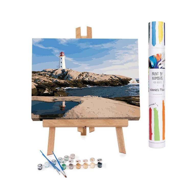 Lighthouse watching over the sailors - Wall Art for wholesale by Winnie's Picks