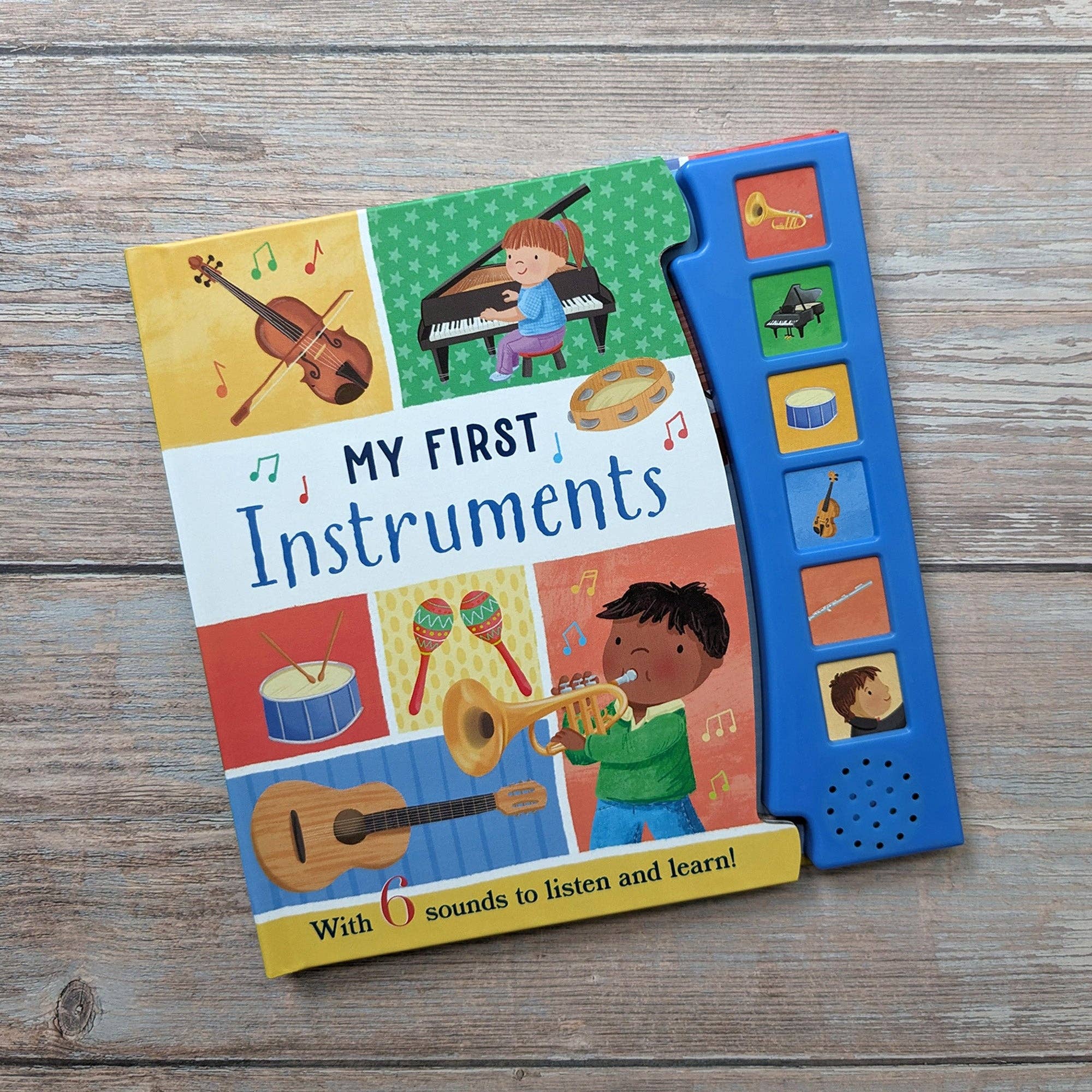 Robert Frederick Ltd - Wholesale Baby & Toddler Book (0-2) - My First Instruments - Children's 6 Button Sound Book3