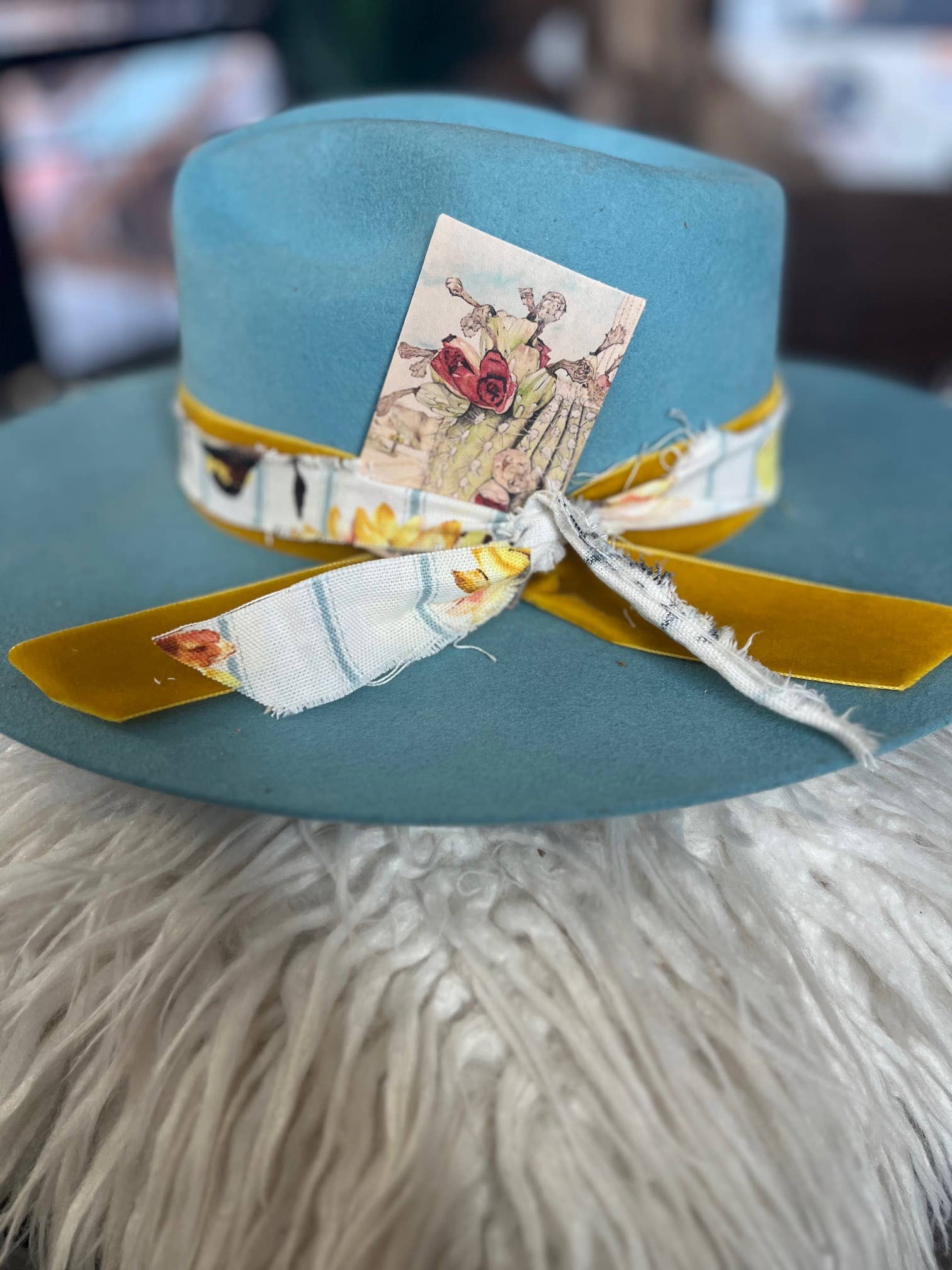 DOLLY ESTELLE - Wholesale Hat Accessory - Women's - Leather Hat Card - Country Roads5
