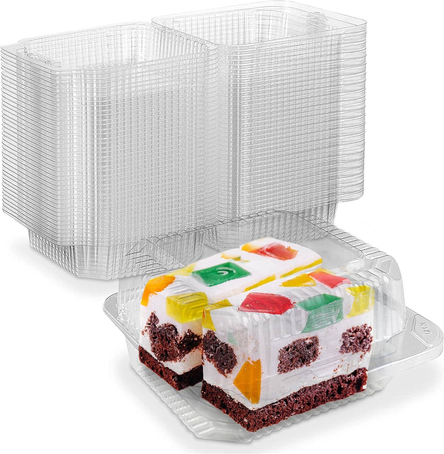MT Products - Wholesale Food Storage Container - MT Product Clear Plastic Slice Cake Container