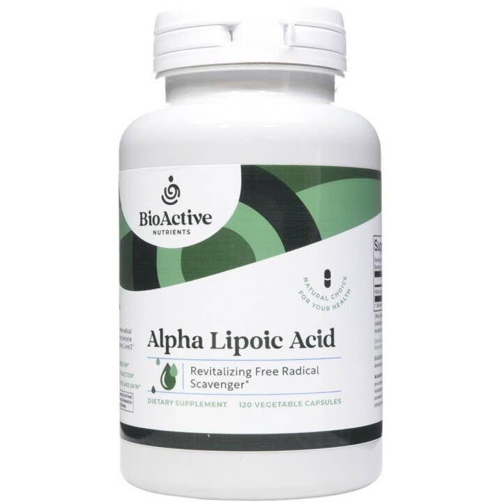 Alpha Lipoic Acid 120 caps by BioActive Nutrients for wholesale by BioActive Nutrients