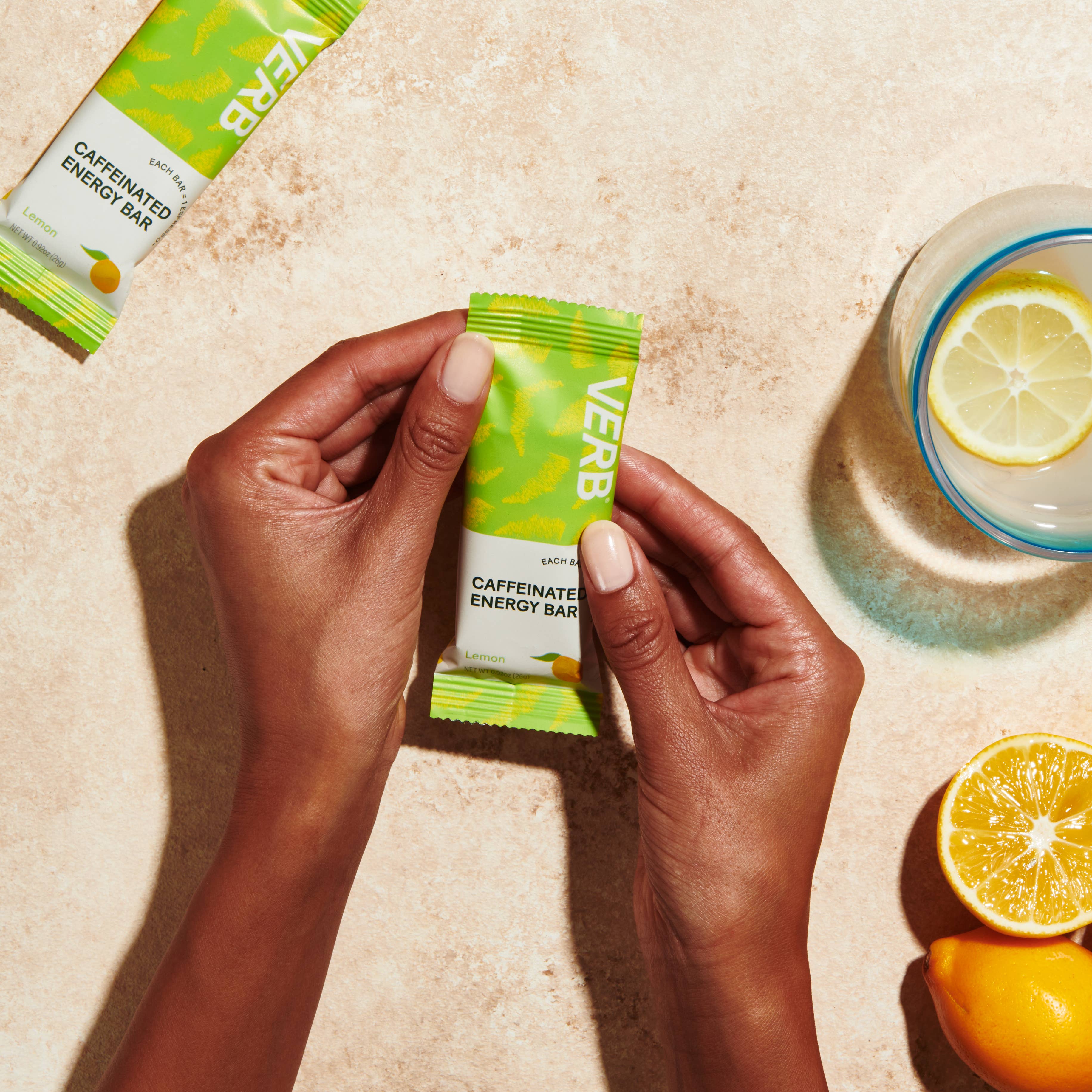 Verb Energy - Wholesale Snack Bar - Caffeinated Snack Bar, Lemon5