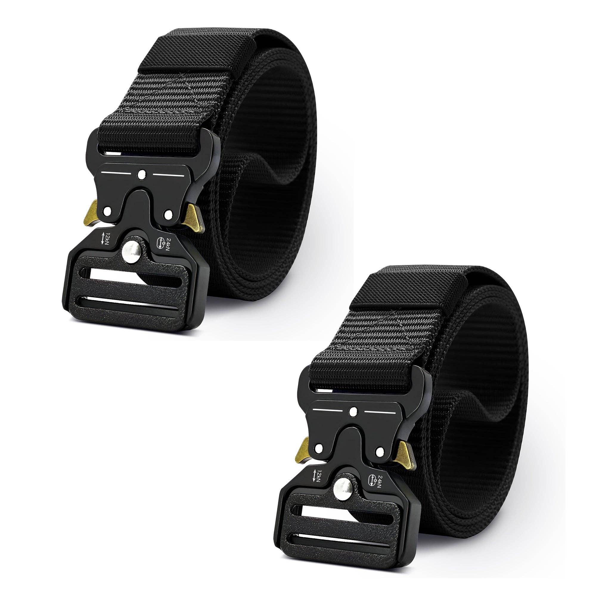 Ledsone - Wholesale Belt - Men's - Fabric Trim Men's Belt Adjustable Buckle Fit for Men Dress ~53378