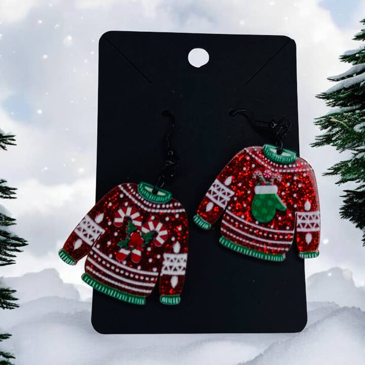 Gemischte Design Weihnachtsohrringe für den Großhandel von Crafting Queens