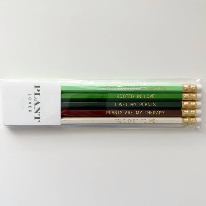 Black Swallow Studio - Wholesale Pencil - Plant Lover Pencil Set2