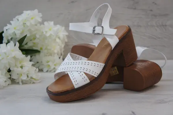 Top Staka – wholesale Sandals – Women's – Women's Platform Wood Effect Heels Cushioning Sandals16