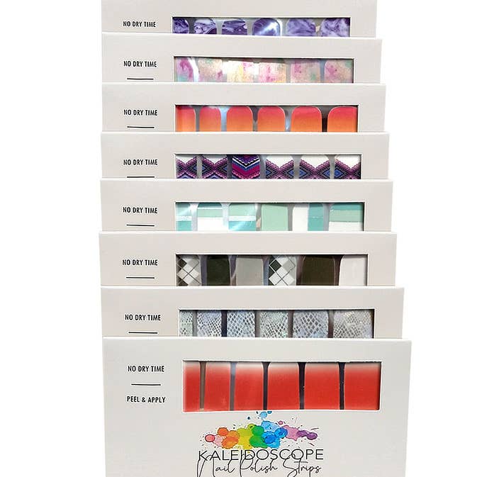 Kaleidoscope Accessories - Wholesale Nail Art/Decal - Kaleidoscope Nail Strip Collections, 10 Assorted5