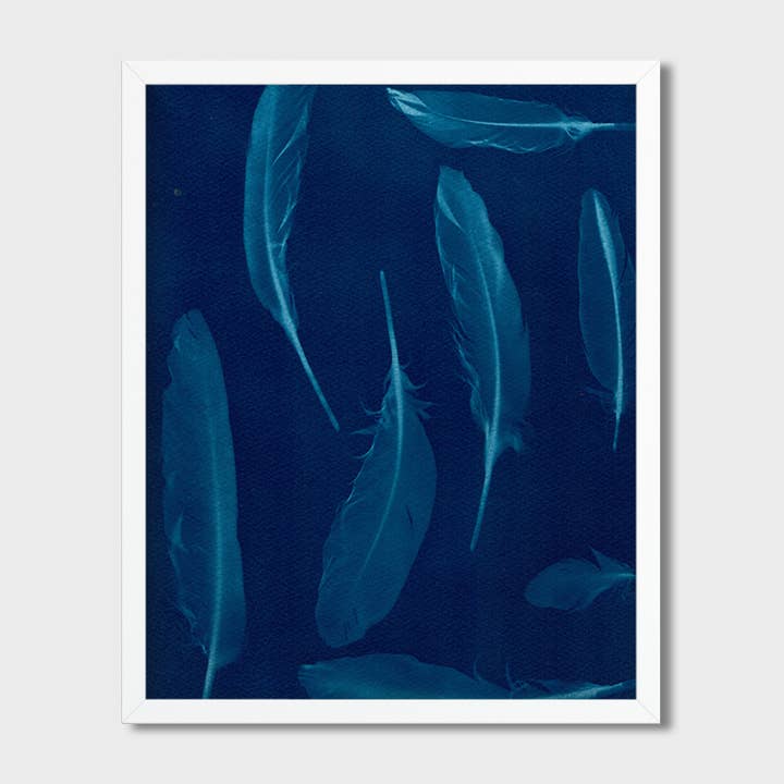 Fjer nr. 2 • Kunsttryk for engroshandel hos Salty INKS