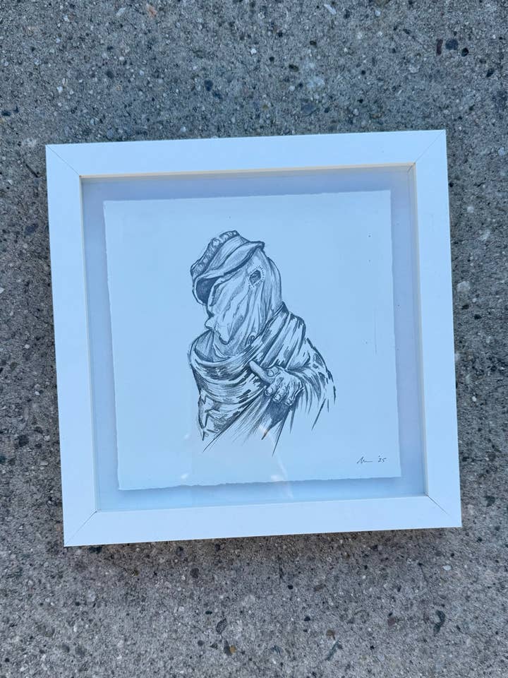 Original The Elephant Man Zeichnung // DAVID LYNCH Serie 6 von 26 für den Großhandel von Paper 8