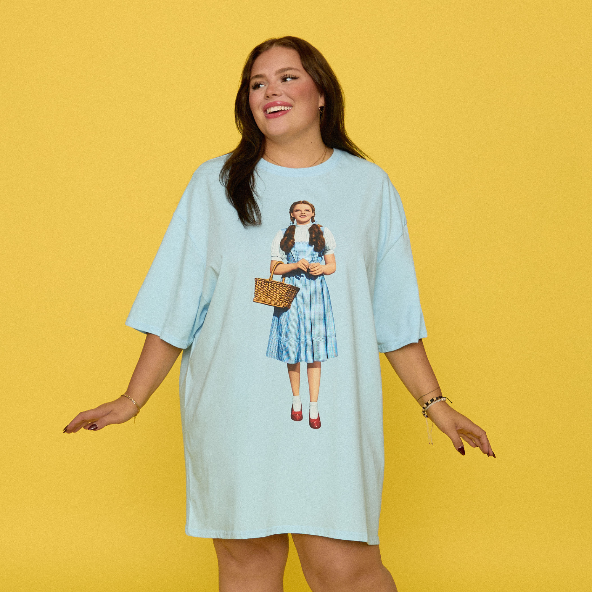 Cakeworthy - Wholesale Dress - Women's - The Wizard of Oz Dorothy T-Shirt Dress4