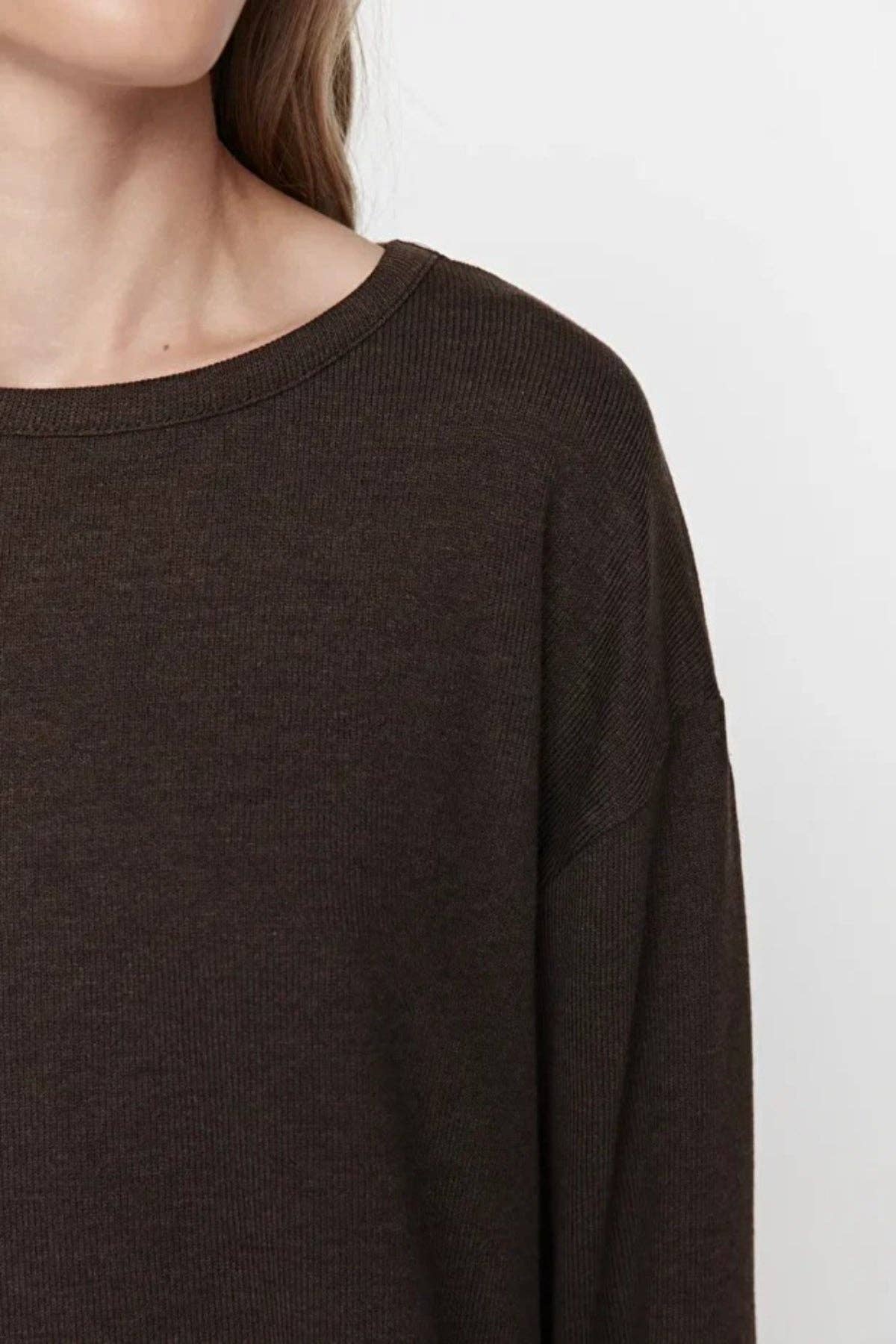 Hoxton Gal – wholesale Sleepwear set – Women's – 2 Piece Ribbed Knit Pajama Set8