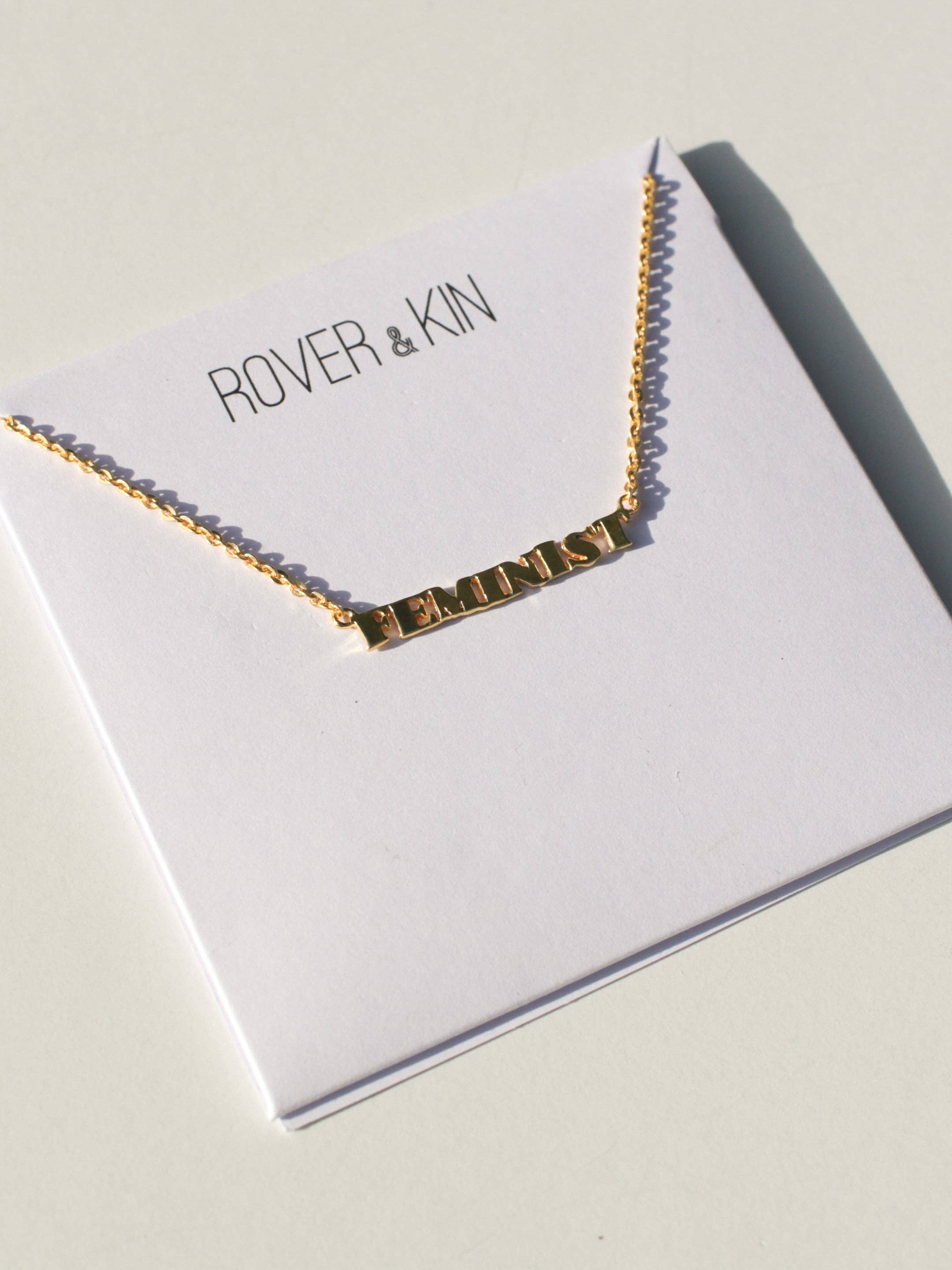 Rover & Kin - Wholesale Pendant/Charm Necklace - FEMINIST Necklace4