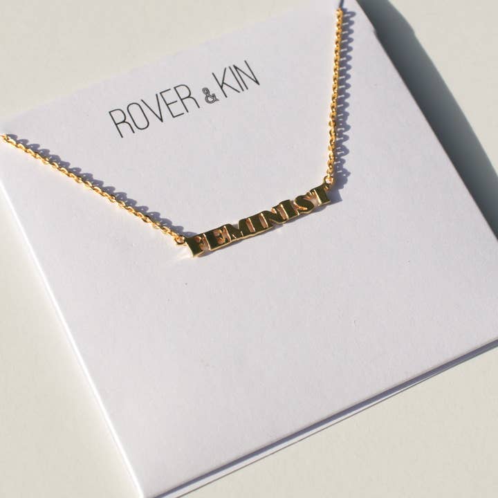 Rover & Kin - Wholesale Pendant/Charm Necklace - FEMINIST Necklace4