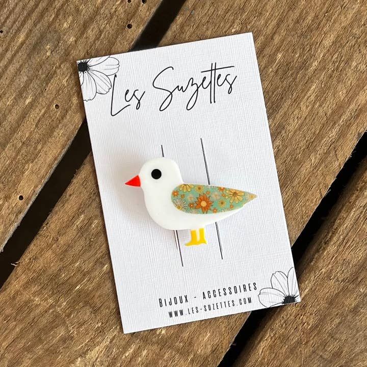 Huguette Monica Brooch for wholesale by Les Suzettes