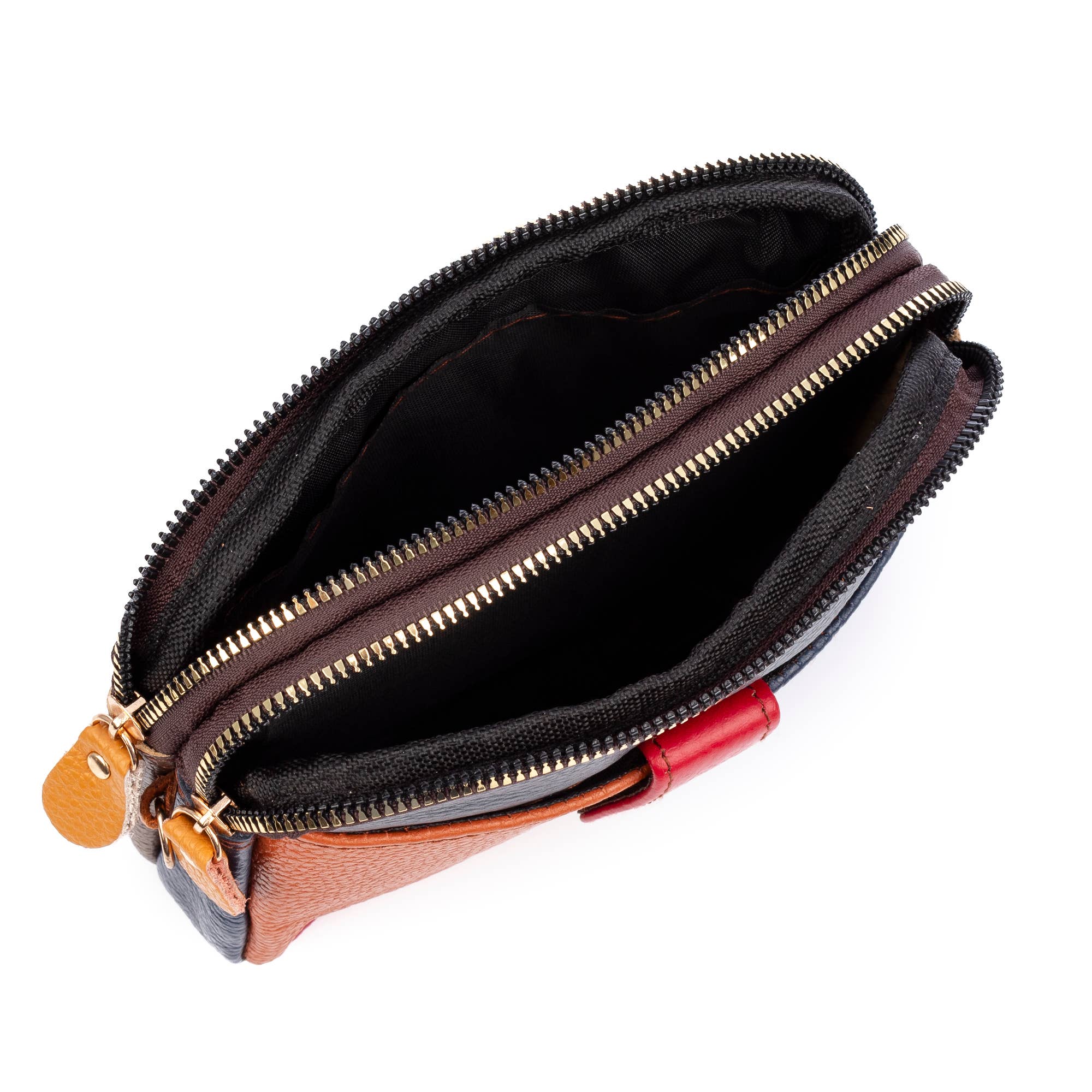 multicolore Attigliano borsa a tracolla in vera pelle Dollaro. in vendita all'ingrosso su Faire4