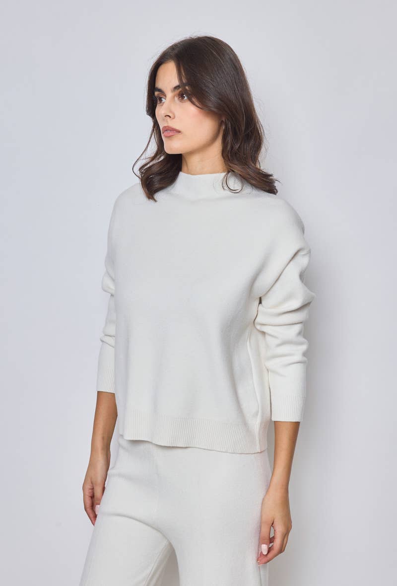 SUNNY STUDIO - Wholesale Knit Sweater - Women's - Women's high-neck pullover with long sleeves12