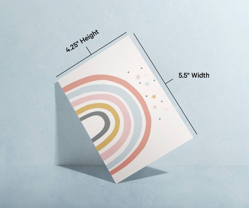 Twigs Paper - Wholesale Stationery/Notecard Set - Rainbow Greeting Card Set | Assorted Notecards5