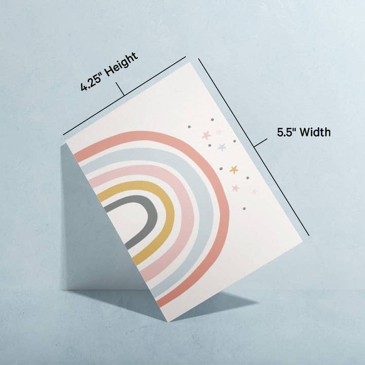 Twigs Paper - Wholesale Stationery/Notecard Set - Rainbow Greeting Card Set | Assorted Notecards5