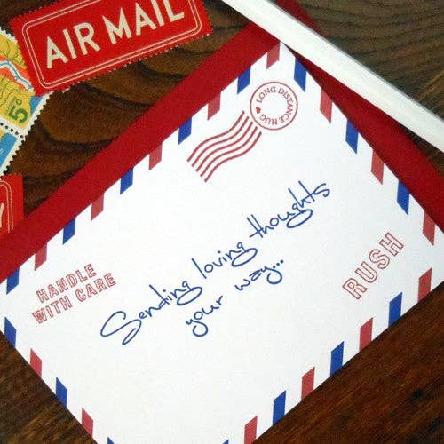 a. favorite design - Wholesale Sympathy Card - Airmail Sympathy2