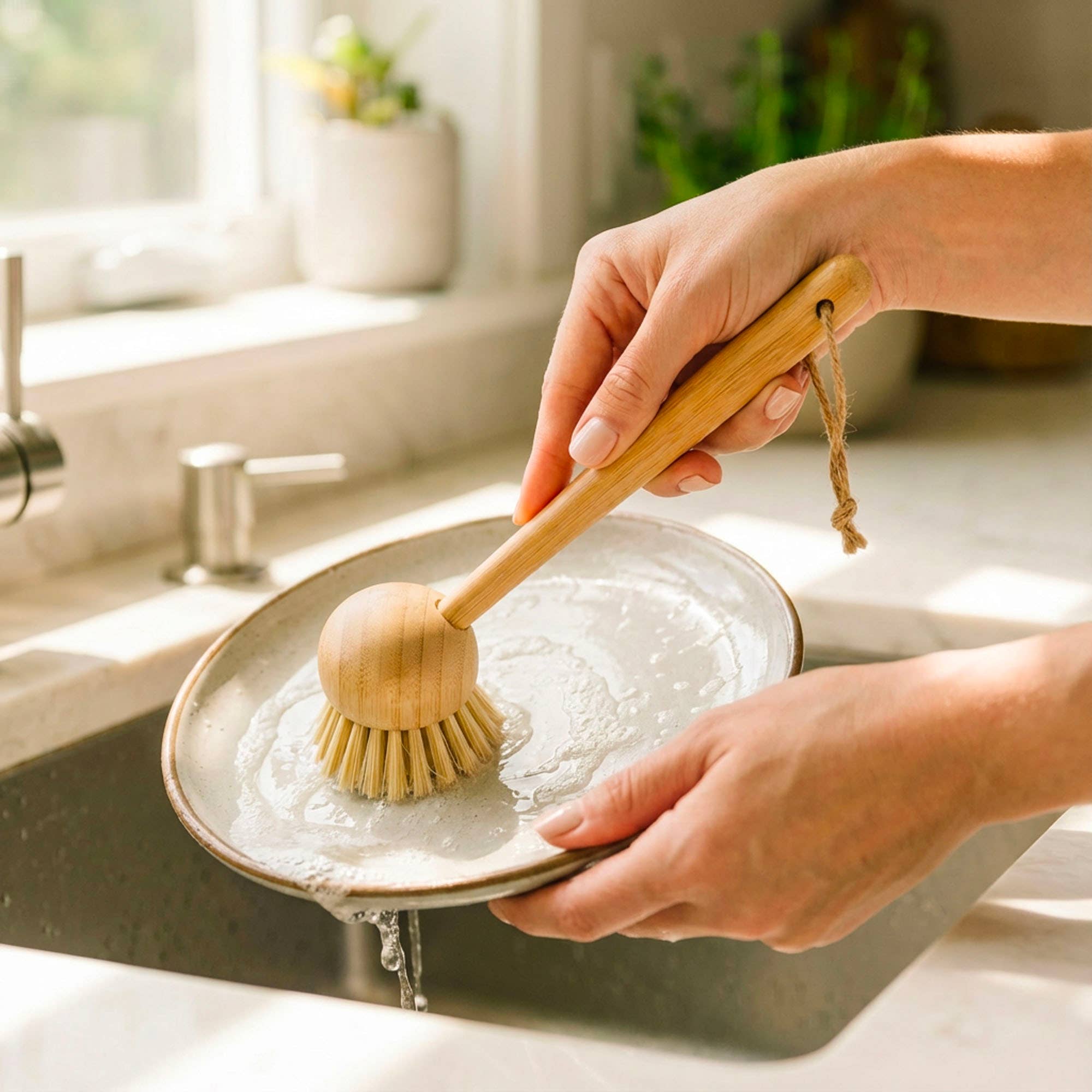 Bamboo Switch – wholesale Cleaning brush – Bamboo Kitchen Dish Scrubber | Kitchen Cleaning Bestseller 6