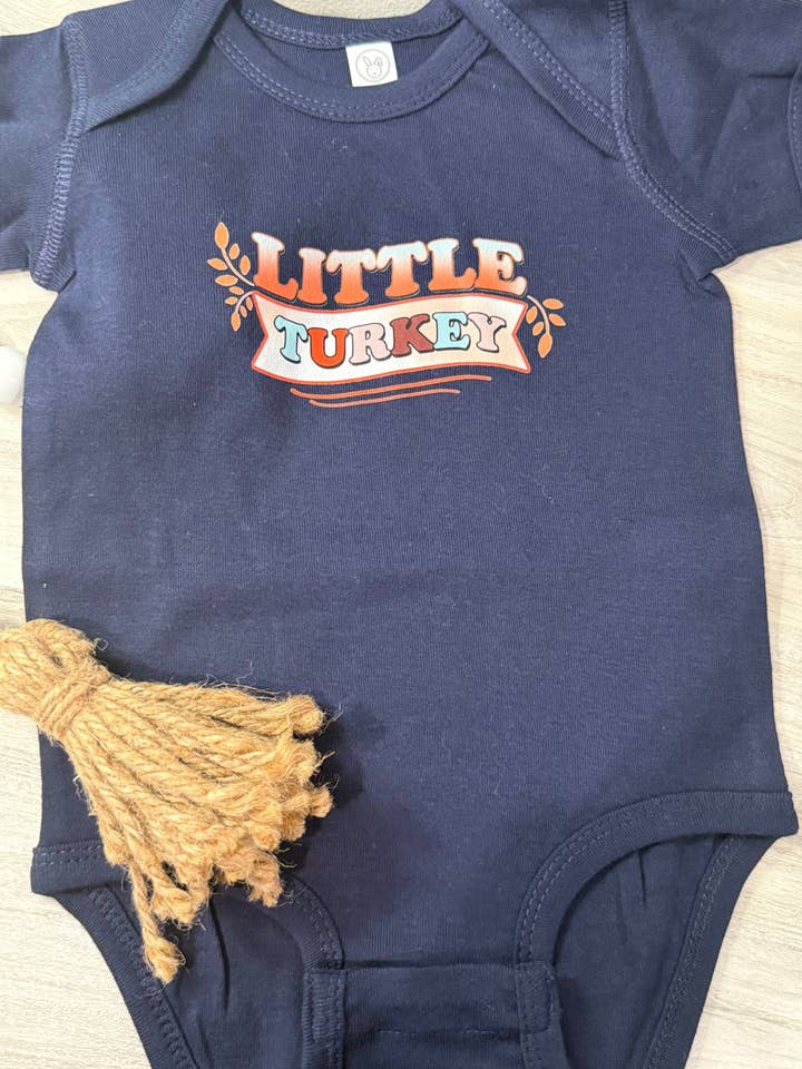 Onsie little turkey for wholesale by Soyer Designs & Co