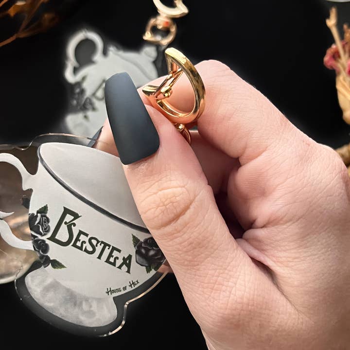 House of Hex - Wholesale Keychain - Women's - Bestea Keychain Set | BFF | Tea party | Friendship2