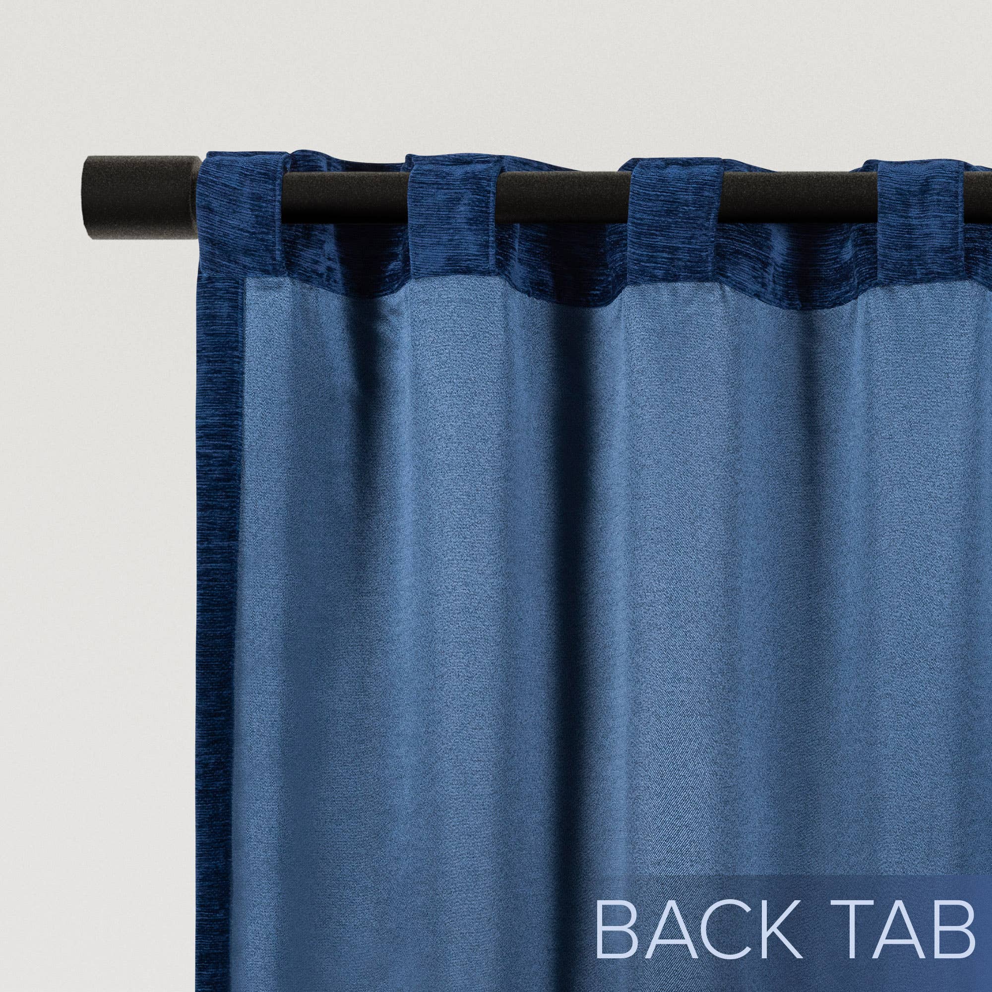 Awesome Home - Wholesale Curtain - Chenille Room Darkening Back Tab Curtain, 1 Panel, 52"x96"37