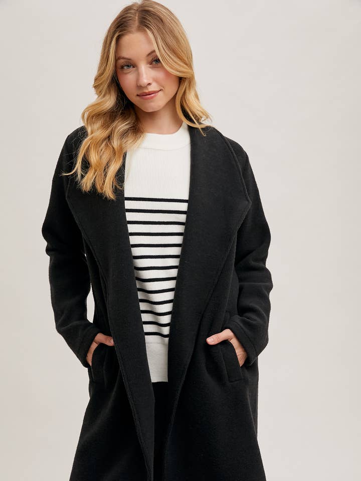Bluivy - Wholesale Coat - Women's - OPEN FRONT KNIT COAT JACKET11