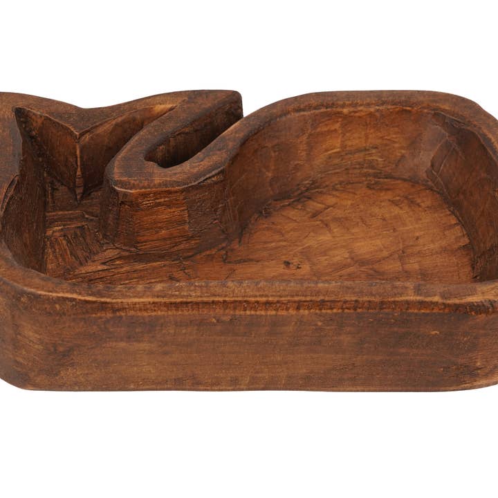 My Amigos Imports - Wholesale Candle Holder - Whale Dough Bowl-10x6-Sea Life-Candle Ready-Whale-Waxed 4