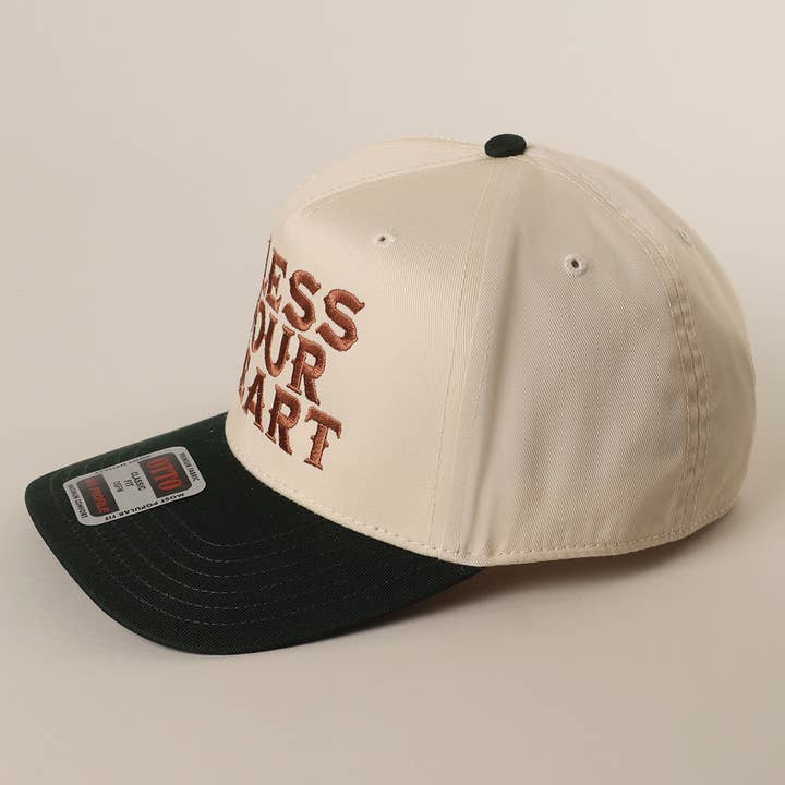 Fashion City - Wholesale Baseball Cap - Unisex - BLESS YOUR HEART Embroidery Trucker Hat 8