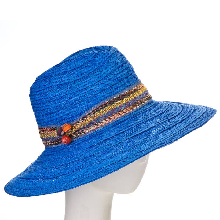 Giovannio - Wholesale Straw Hat - Women's - Arden Women's Packable Straw Panama Hat2