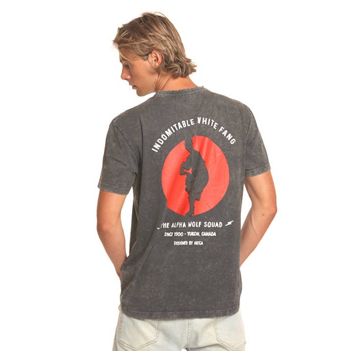 Arica Brand - Wholesale Screen Printed T-Shirt - Men's - Wolf Grey Premium T-Shirt2