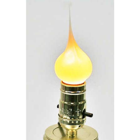 Factory Direct Craft - Wholesale Light Bulb/Puck - Pearlized Silicone Dipped Standard Flame Bulbs (6 Bulbs)