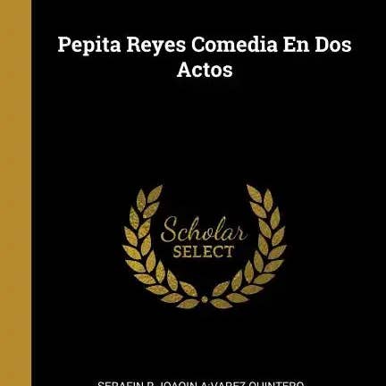 Books by splitShops - Wholesale Humor - Pepita Reyes Comedia En Dos Actos - Paperback