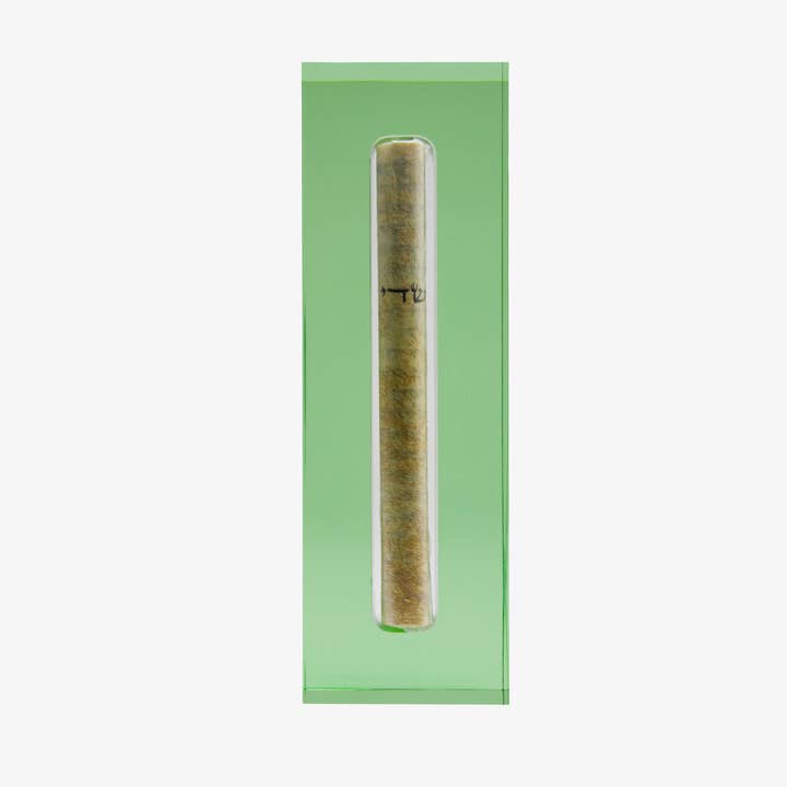 Apeloig Collection - Wholesale Ornament - Mezuzah Medium Olive1