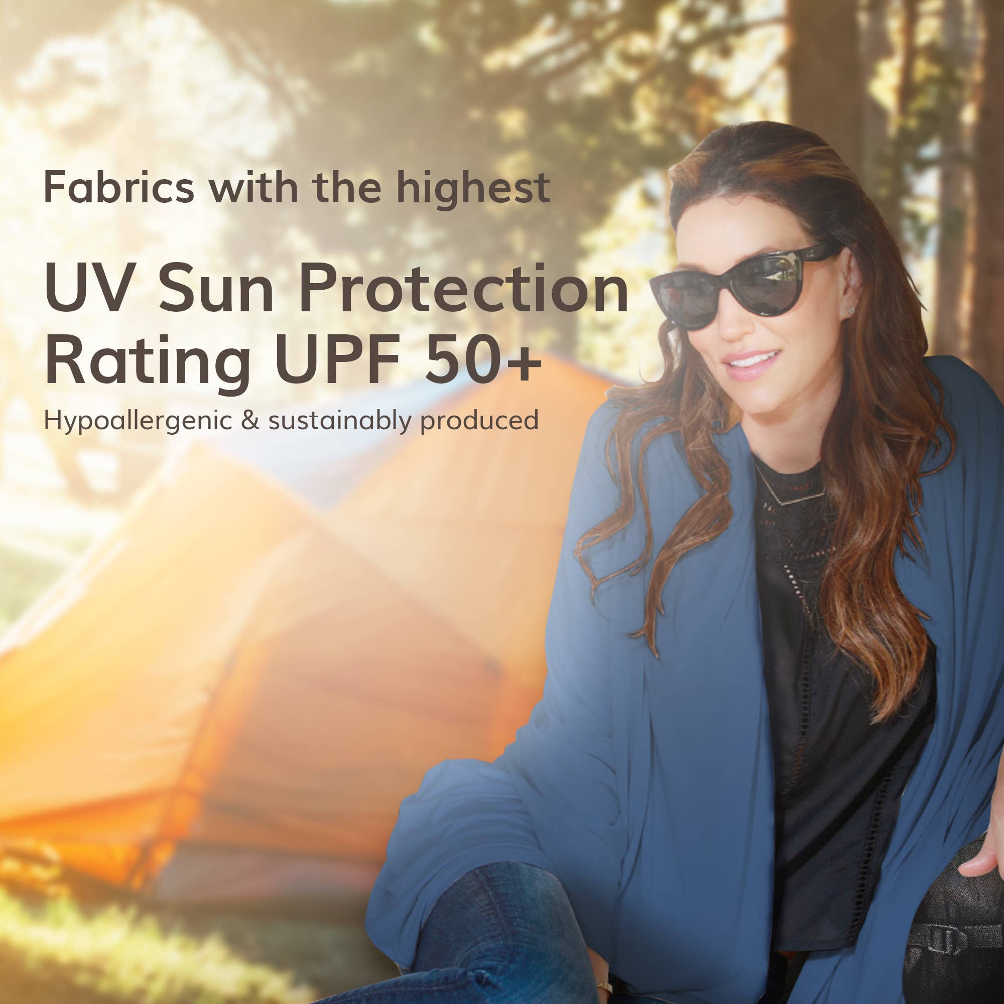 HappyLuxe - Wholesale Wrap - Women's - The Wayfarer Travel Wrap in Navy Blue5