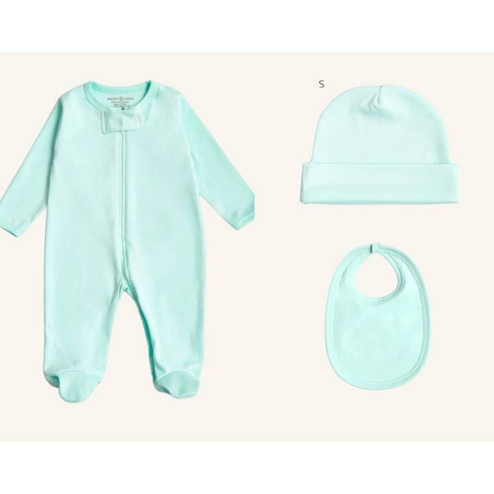 Coffret Cadeau Bébé Menthe Emmène-moi à la Maison - Lot de 3 pour la vente par Snuggles n Cuddles