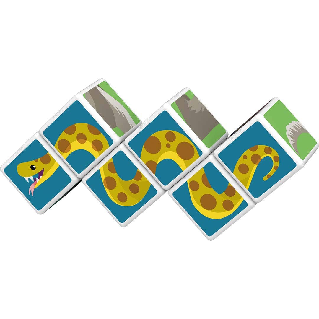 GEOMAGWORLD USA - Wholesale Building Set - Kids - Geomag™ Magicube Printed Cubes Magicube Jungle Animals5