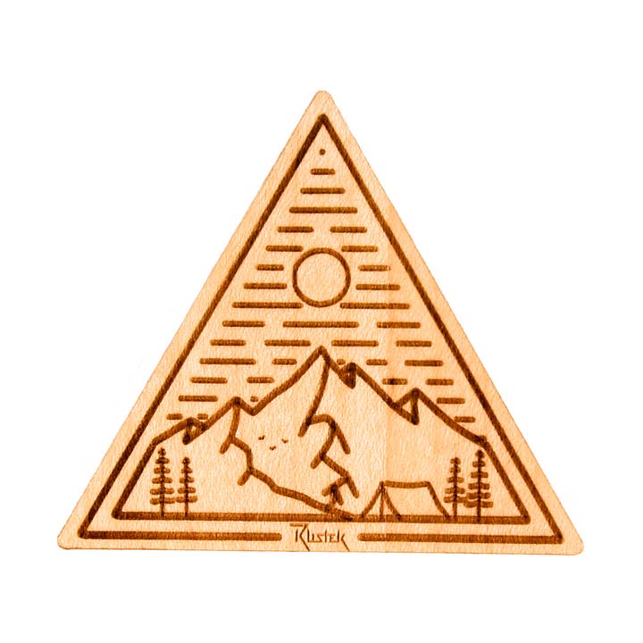 Base Camp Triangolo Legno Adesivo per la vendita all'ingrosso da parte di Rustek Collective