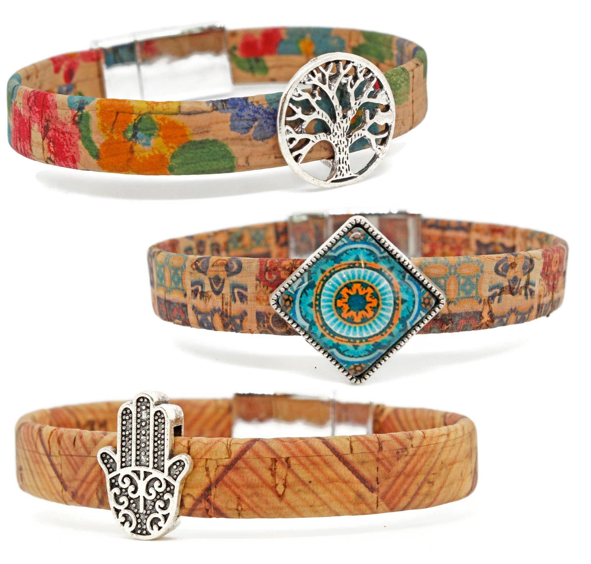 Sea Ranch Jewelry – wholesale Manschettarmband – 12A platt kork armband0