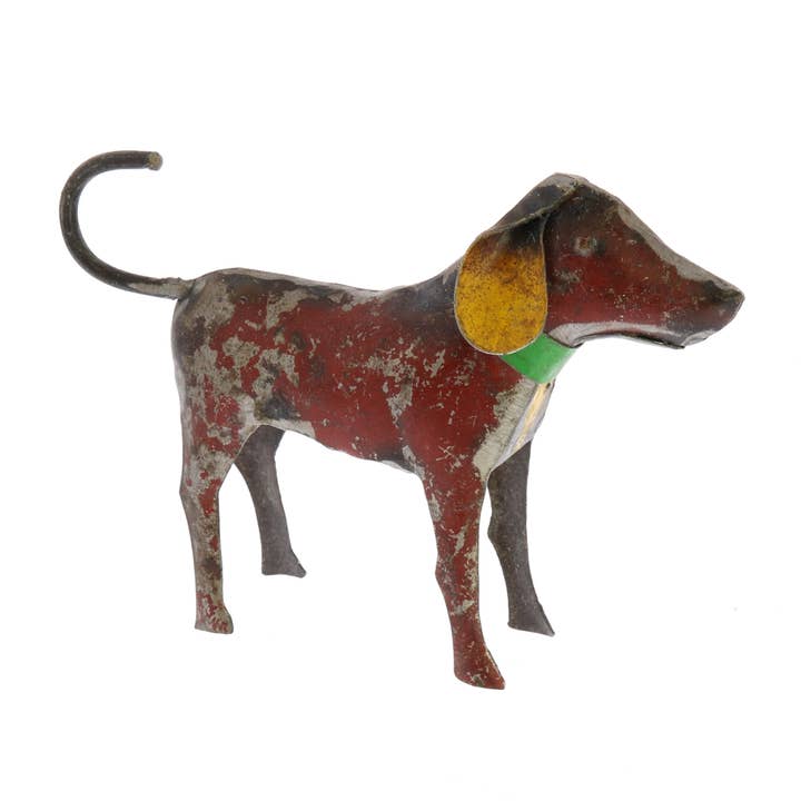 HomArt - Wholesale Decorative Tabletop Object - Metal Dogs - Assorted Colors