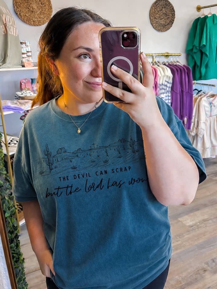 The Lord Has Won Tee for wholesale by Shop Hal Wholesale