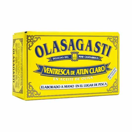 International Loft - Wholesale Tinned Fish - Olasagasti Yellowfin Ventresca Tuna in EVOO (120 grams) 0