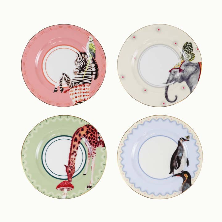 Yvonne Ellen set med 4 tallrikar 16 cm – Karneval för wholesale av Yvonne Ellen