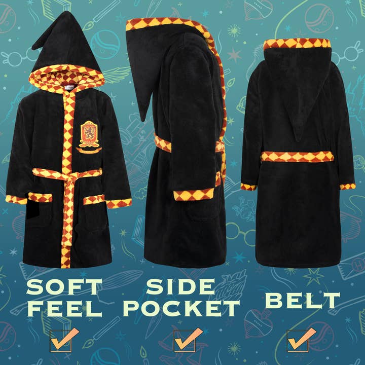 Fringoo Group Ltd - Venta al por mayor Bata - Niños - Bata personalizada de Harry Potter, color negro3