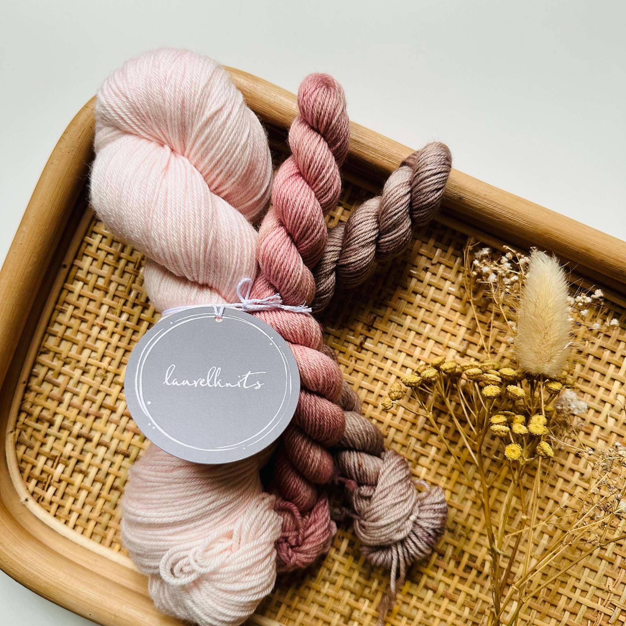 laurelknits – Fio por atacado – Conjunto SuperSock de 100 g + 2 novelos de 20 g3