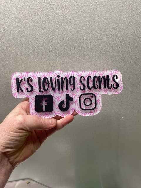 Acrylic Physical Watermark for wholesale by Vance Custom Creations