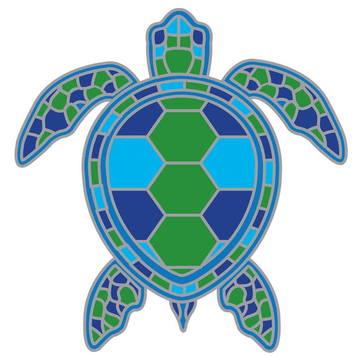Suncatcher Green Sea Turtle for wholesale by Illumination Mandalas